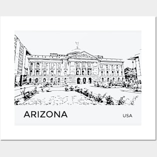 Arizona State USA Posters and Art